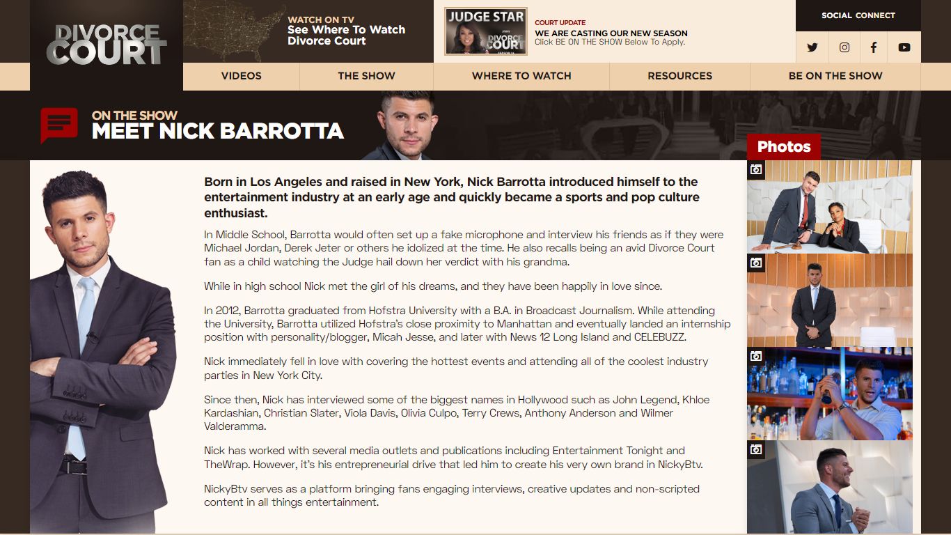 Meet Nick Barrotta | Divorce Court